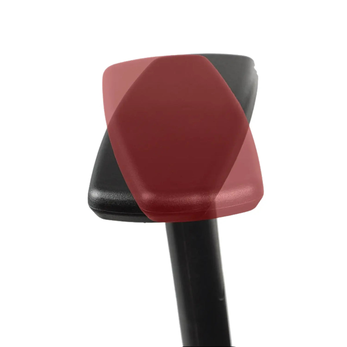 Slika prikazuje ergonomsku uredsku stolicu, model HN-5018. Prikazuje krupni plan naslona za ruke, koji ima elegantan dizajn s crnom završnom obradom i podstavljenim gornjim dijelom za udobnost. Naslon za ruke je podesiv, što poboljšava ergonomiju i potporu korisnika tijekom dugotrajnog sjedenja