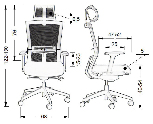 Ergonomska uredska stolica Stema HOPE
