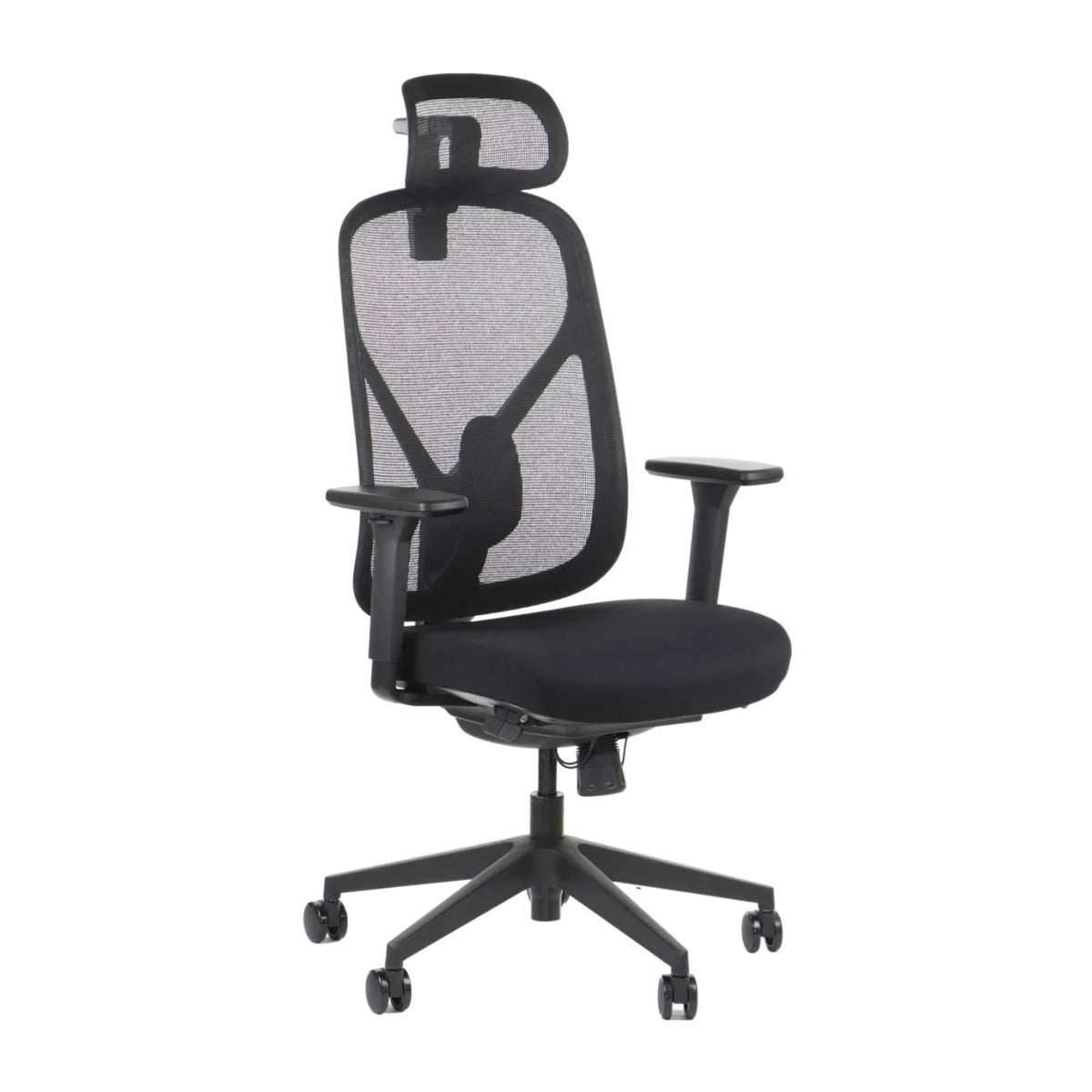 Proizvod je ergonomska uredska stolica, točnije model Larck. Stolica ima visoki mrežasti naslon za leđa za prozračnost, podstavljeno sjedalo za udobnost i podesive naslone za ruke. Njezin dizajn potiče dobro držanje i potporu tijekom dugih sati sjedenja.