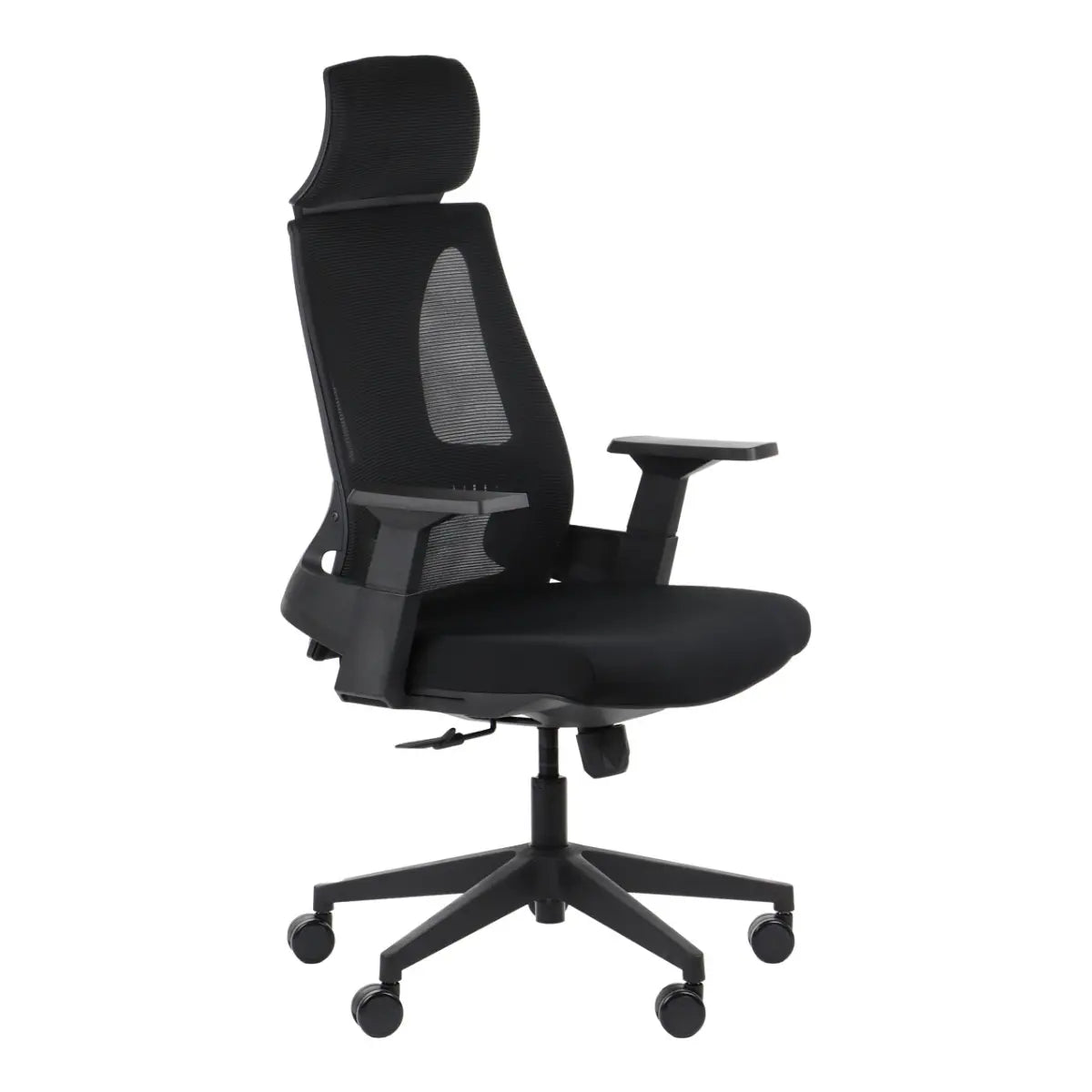 Proizvod je ergonomska uredska stolica, točnije model Olton H. Stolica ima visoki naslon za leđa s mrežastim dizajnom za prozračnost, podesive naslone za ruke i jastučasto sjedalo za udobnost. Dizajnirana je da pruži potporu tijekom dugih sati sjedenja.