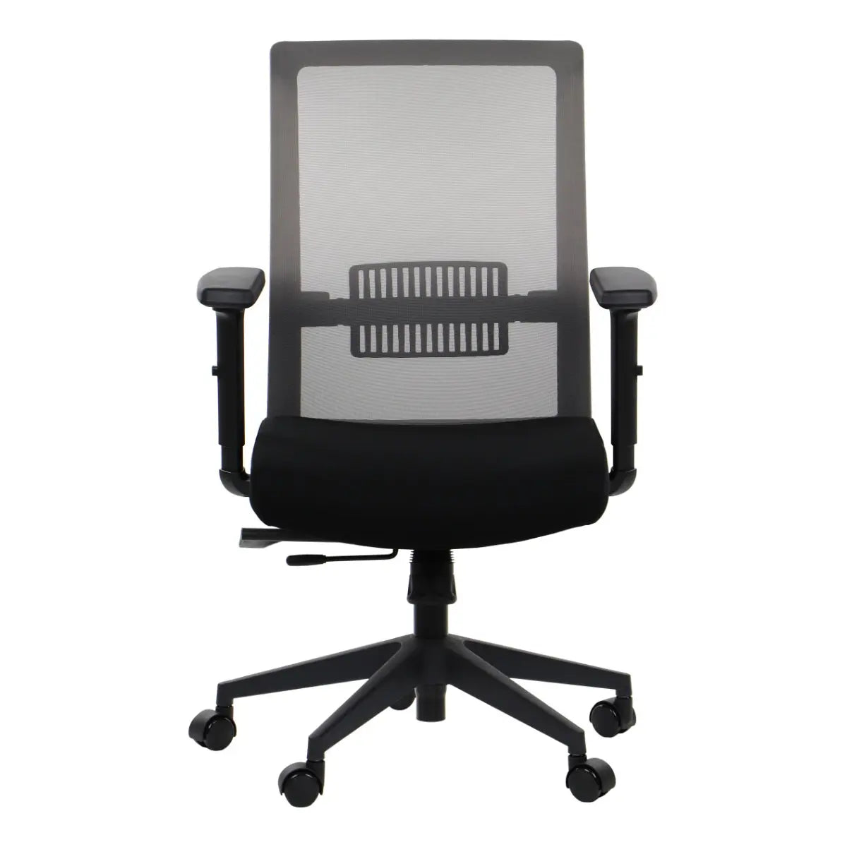 Proizvod je ergonomska uredska stolica, točnije model Riverton. Stolica ima prozračni mrežasti naslon za leđa za udobnost i potporu, podstavljeno sjedalo i podesive naslone za ruke. Dizajnirana je za optimalno držanje i lakoću kretanja, s bazom s pet krakova i rotirajućim kotačićima za mobilnost.