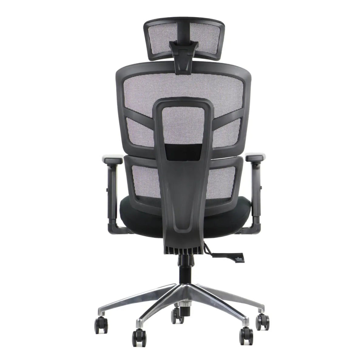 Slika prikazuje ergonomsku uredsku stolicu, točnije model Trex. Prikazuje moderan dizajn s mrežastim naslonom za leđa za prozračnost i podesivim naslonima za ruke. Stolica je montirana na kromiranu bazu s kotačićima za mobilnost, naglašavajući udobnost i potporu za duge sate sjedenja.