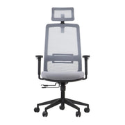 Proizvod je ergonomska uredska stolica, točnije model Wister. Stolica ima moderan dizajn s mrežastim naslonom za leđa za prozračnost, podstavljenim sjedalom za udobnost i podesivim naslonima za ruke. Također uključuje naslon za glavu i mehanizam za podešavanje visine, što je čini prikladnom za duge sate korištenja.