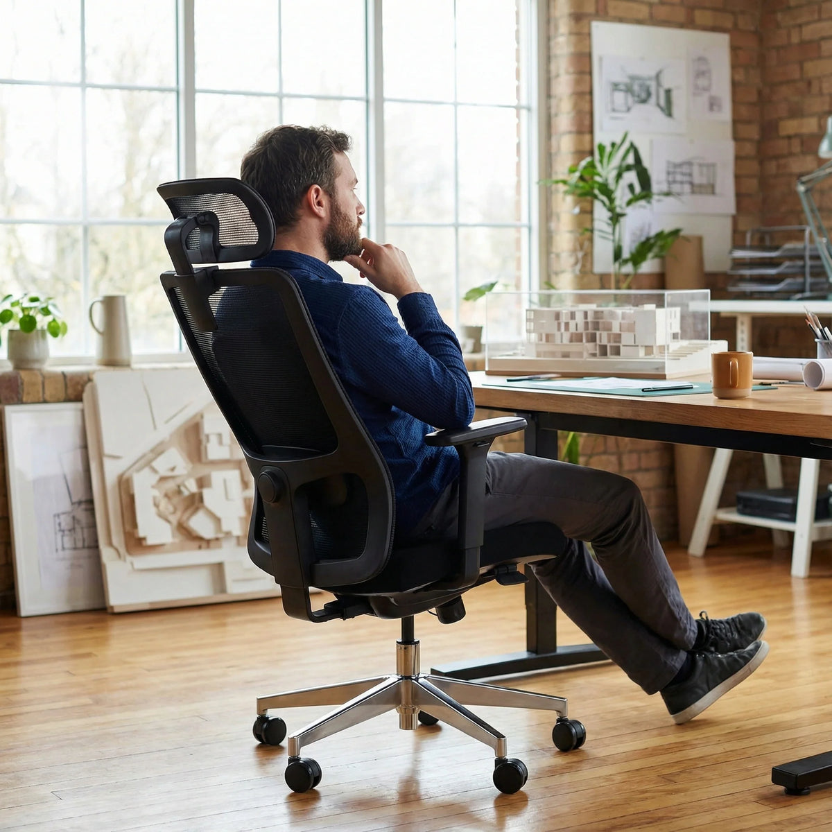 Ergonomska uredska stolica Stema XELO