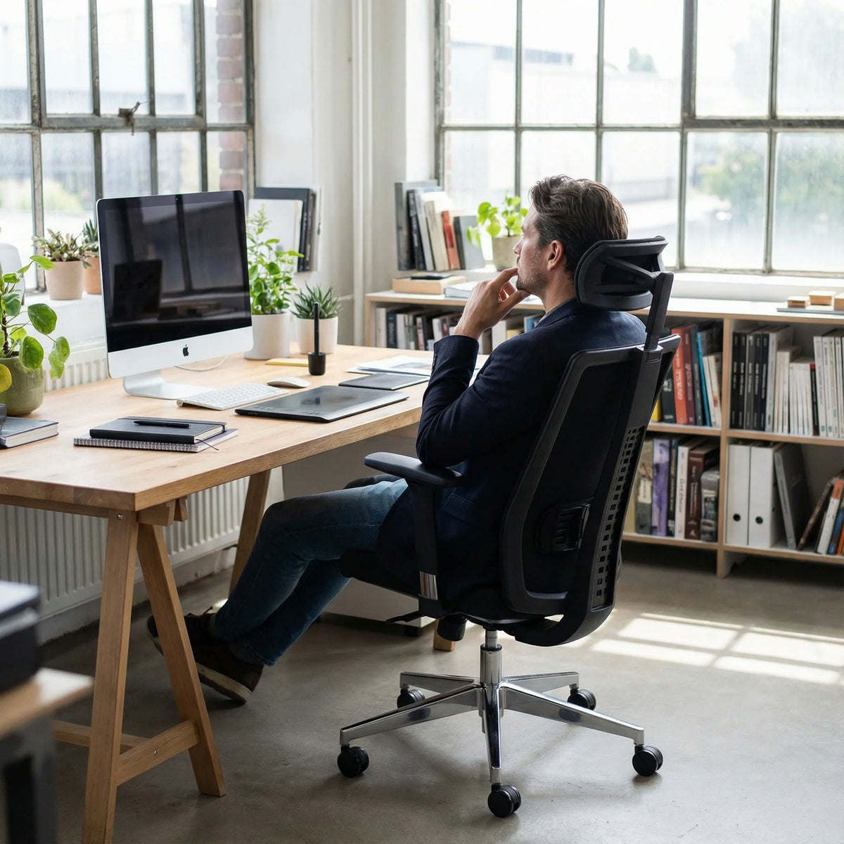 Ergonomska uredska stolica Stema ZN-807