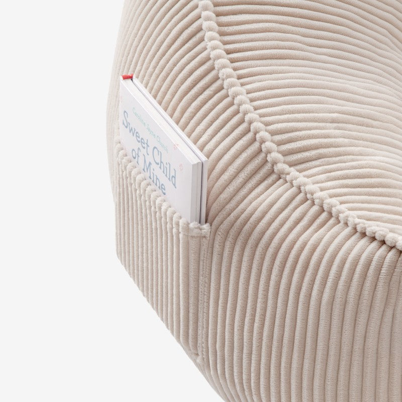 Mark Adler Samtasta fotelja vreća s naslonom Comfy 4.0 Beige - slika 3
