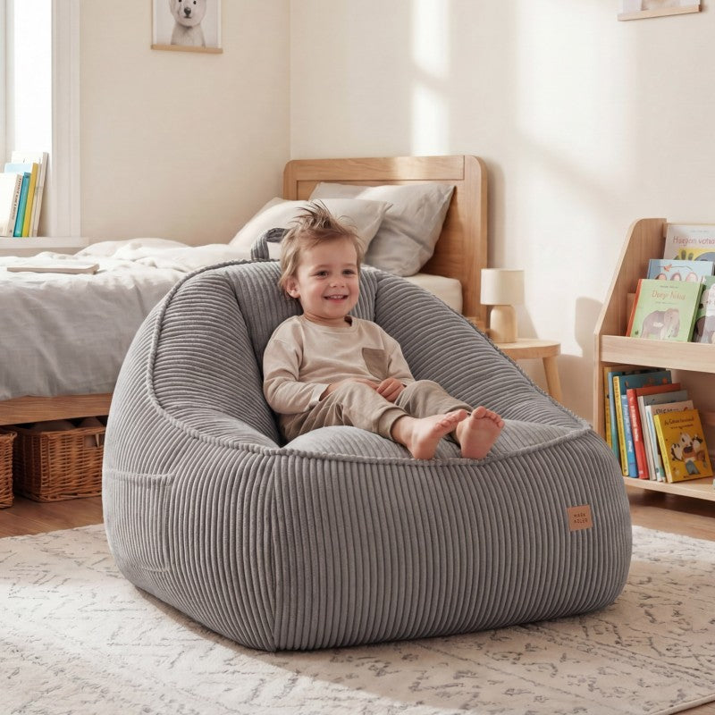 Mark Adler samtasta vreća za sjedenje s naslonom Comfy 4.0 Grey - slika 7