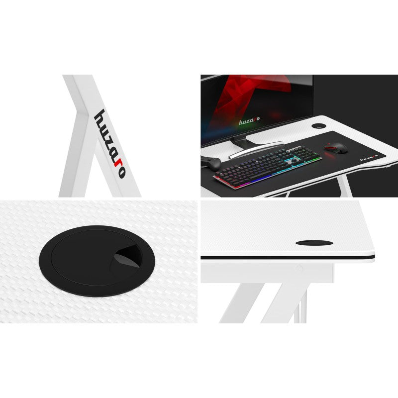 Huzaro Hero 1.4 White 100 cm gaming stol - slika 15