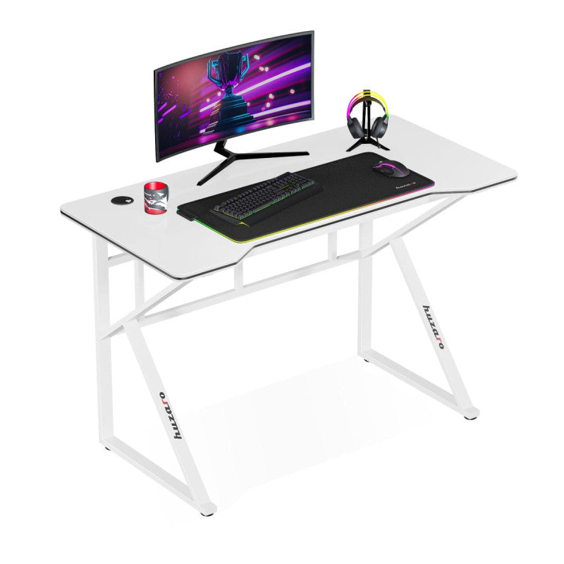 Huzaro Hero 1.6 White 120 cm gaming stol - slika 1