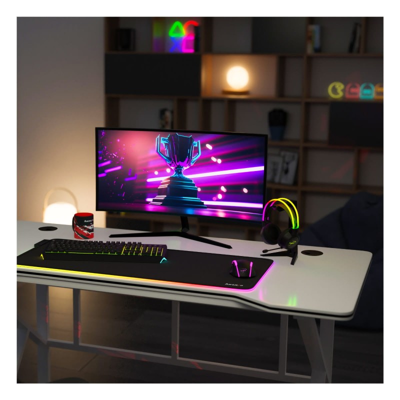 Huzaro Hero 1.6 White 120 cm gaming stol - slika 4