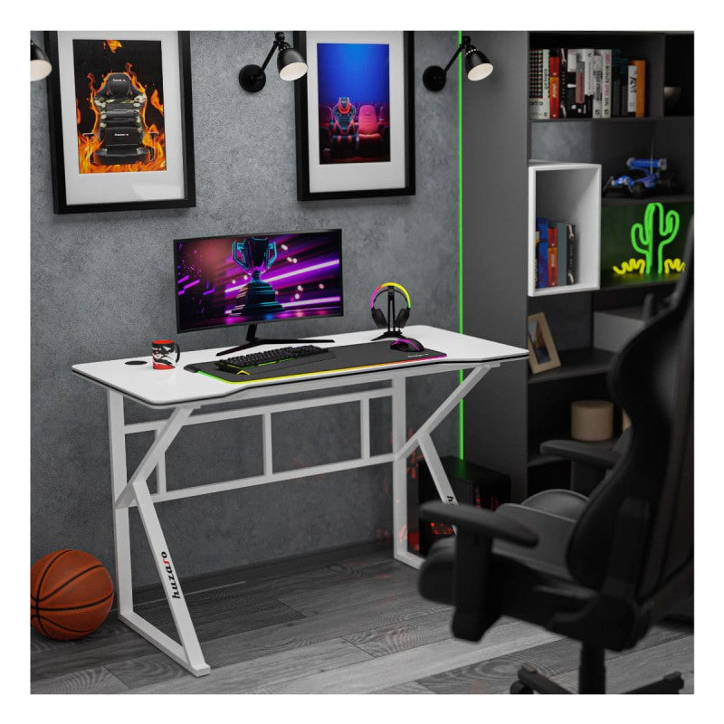 Huzaro Hero 1.6 White 120 cm gaming stol - slika 7
