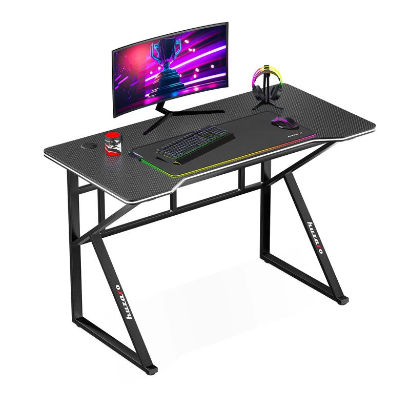 Huzaro Hero 1.6 Black 120 cm gaming stol - slika 1