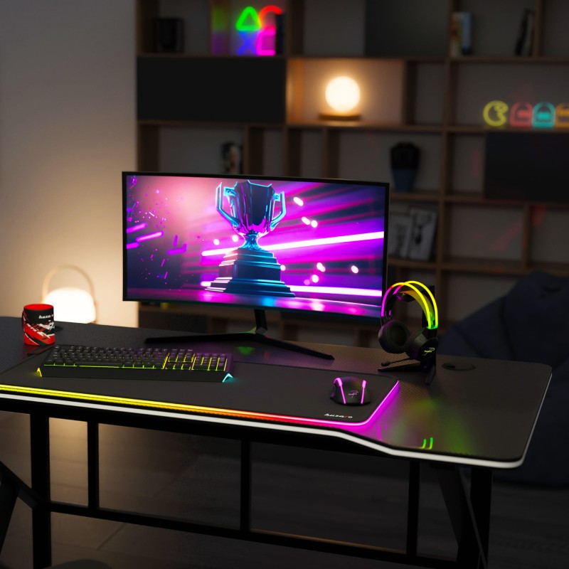 Huzaro Hero 1.6 Black 120 cm gaming stol - slika 4