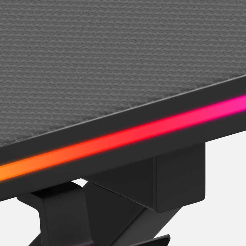 Huzaro Hero 1.7 RGB Black 120 cm gaming stol - slika 3