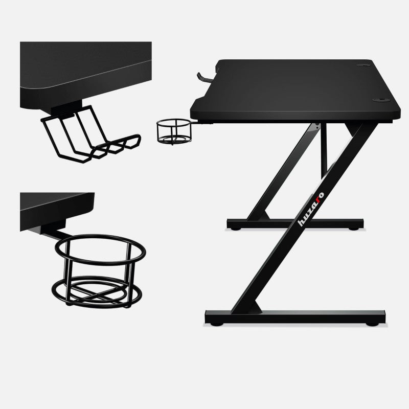 Huzaro Hero 1.8 Black 100 cm gaming stol - slika 3