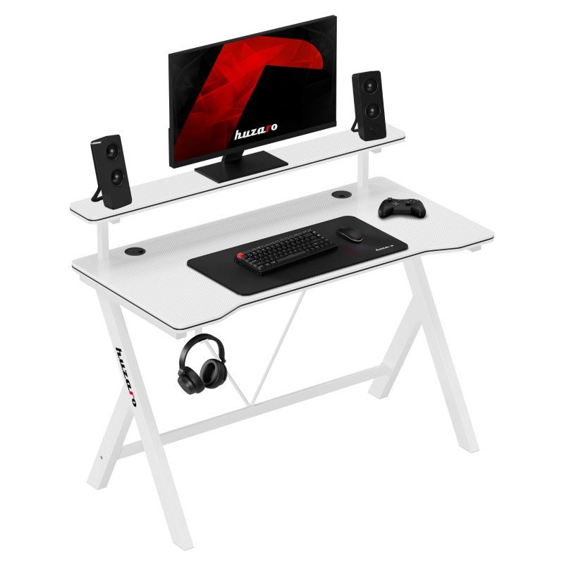 Huzaro Hero 1.9 White 120 cm gaming stol - slika 1