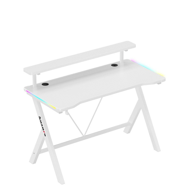 Huzaro Hero 1.9 RGB White 120 cm gaming stol - slika 3