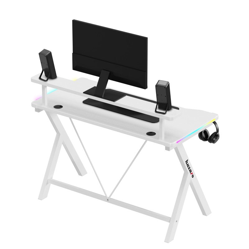 Huzaro Hero 1.9 RGB White 120 cm gaming stol - slika 5