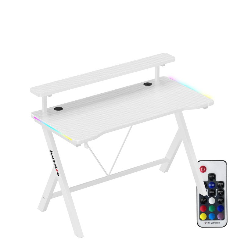 Huzaro Hero 1.9 RGB White 120 cm gaming stol - slika 7