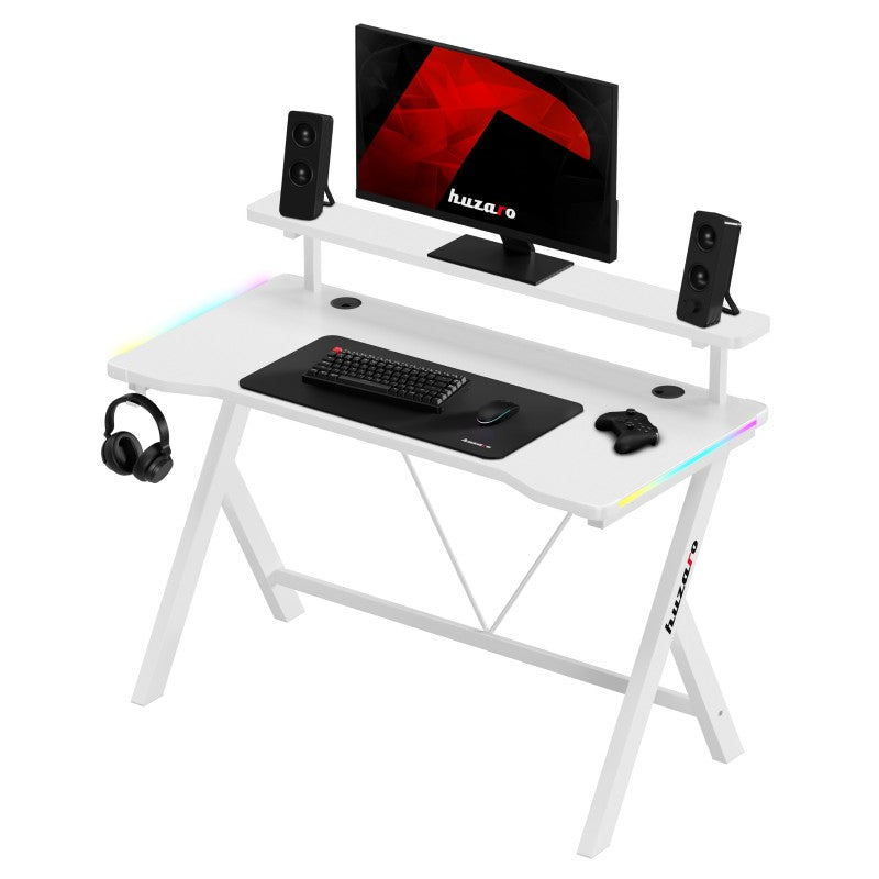 Huzaro Hero 1.9 RGB White 120 cm gaming stol - slika 9