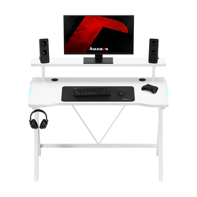 Huzaro Hero 1.9 RGB White 120 cm gaming stol - slika 19