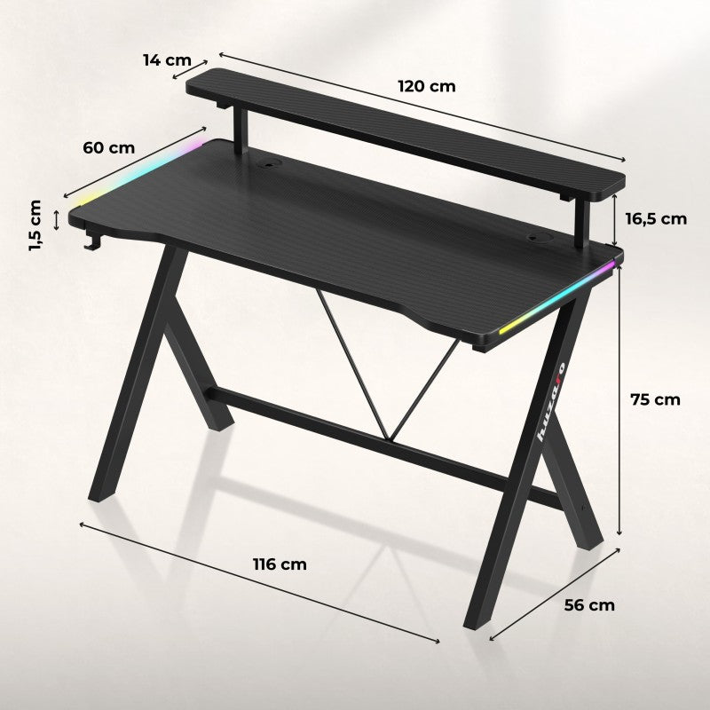 Huzaro Hero 1.9 RGB gaming stol 120 cm - slika 15