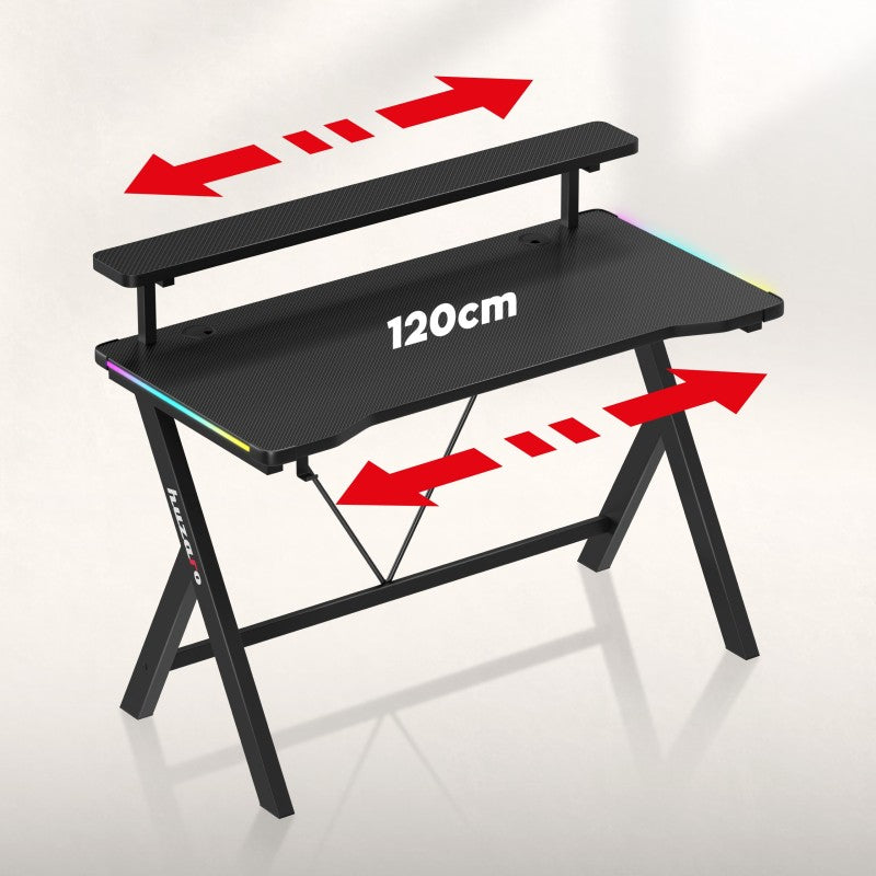 Huzaro Hero 1.9 RGB gaming stol 120 cm - slika 16