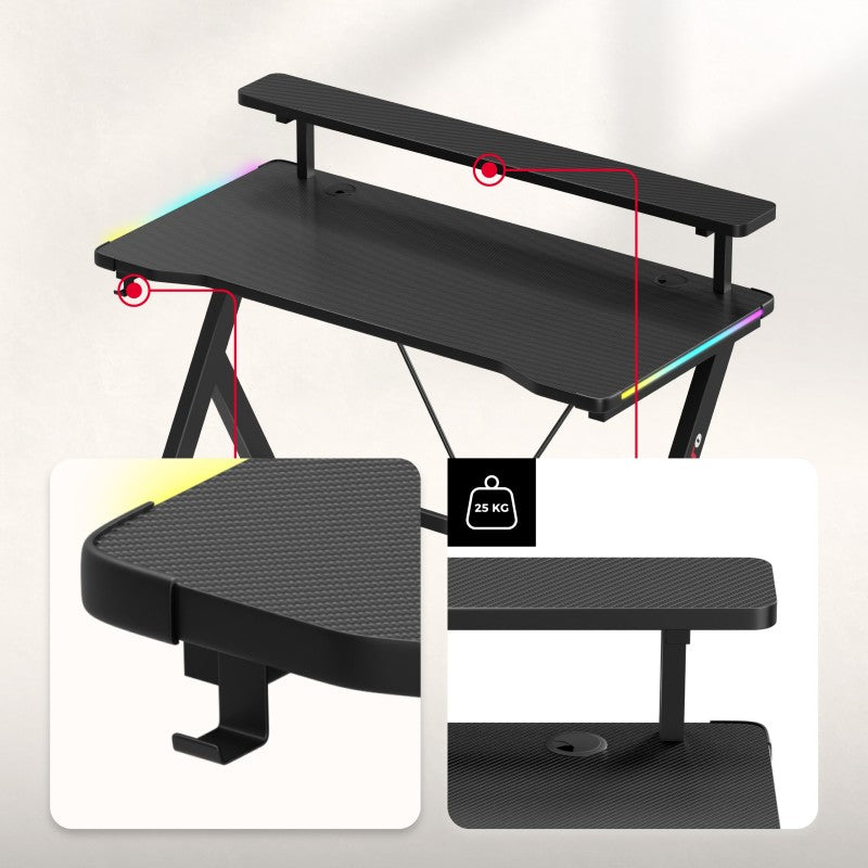 Huzaro Hero 1.9 RGB gaming stol 120 cm - slika 19