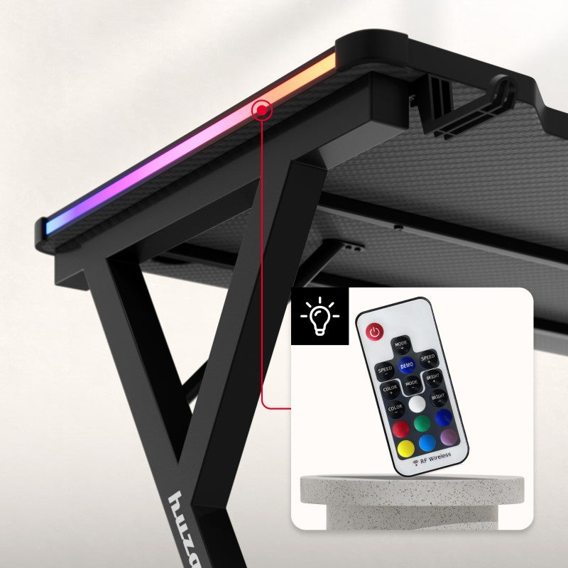 Huzaro Hero 2.3 RGB 120 cm gaming stol - slika 14
