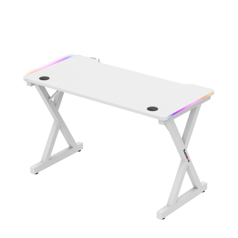 Huzaro Hero 2.3 RGB White 120 cm gaming stol - slika 2