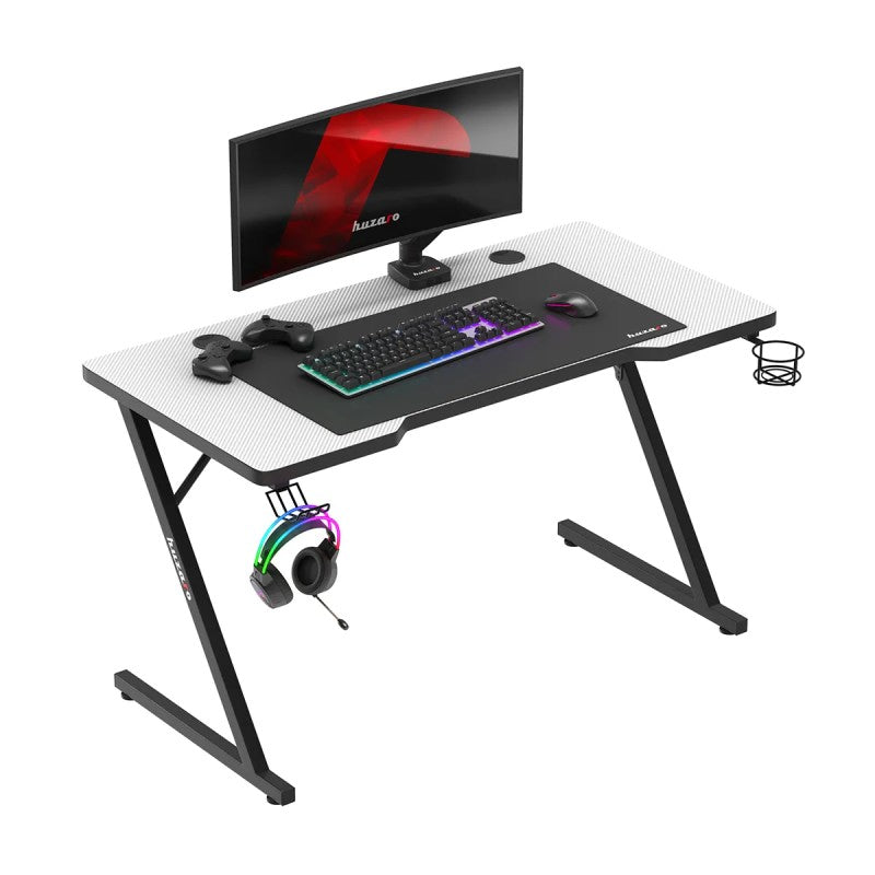 Huzaro Hero 2.5 White 120 cm gaming stol - slika 1
