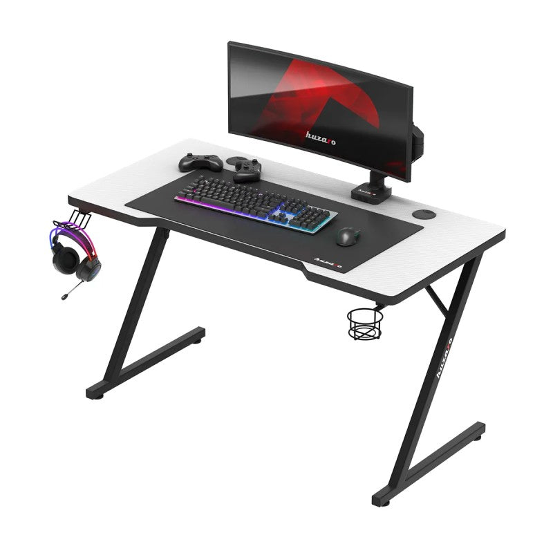 Huzaro Hero 2.5 White 120 cm gaming stol - slika 9