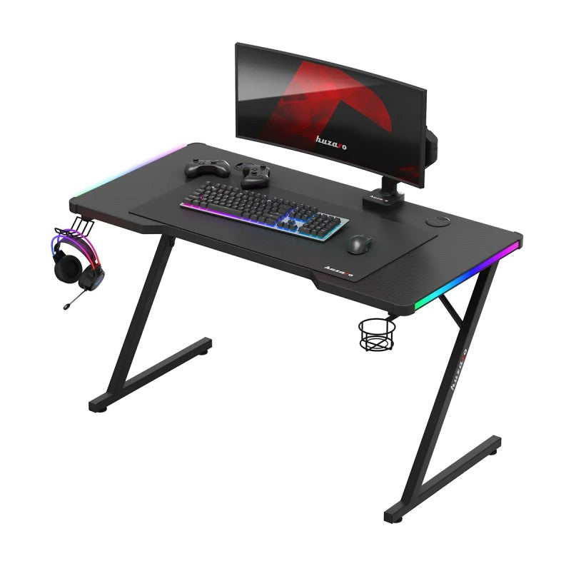 Huzaro Hero 2.5 RGB Black 120 cm gaming stol - slika 9