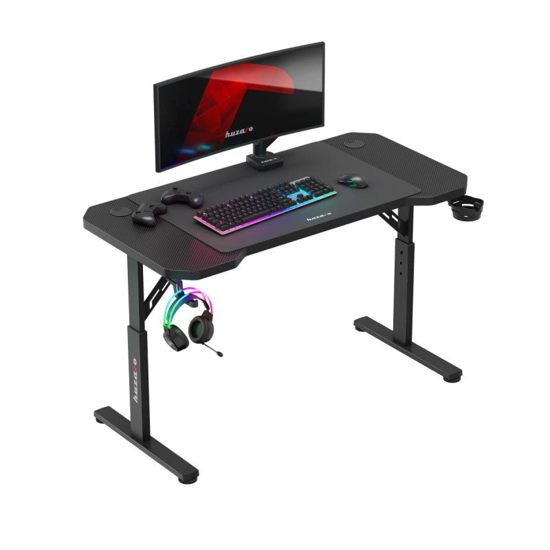 Huzaro Hero 2.6 Black 120 cm gaming stol - slika 1