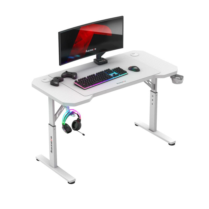 Huzaro Hero 2.6 White 120 cm gaming stol - slika 1