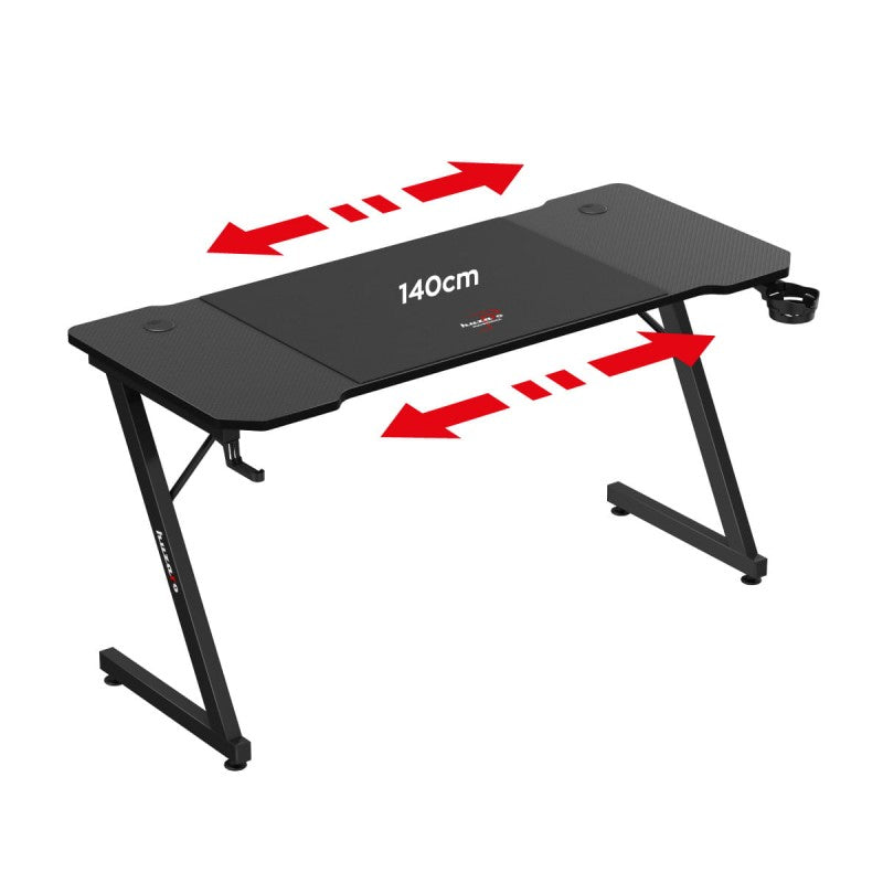 Huzaro Hero 3.3 Black 140 cm gaming stol - slika 6