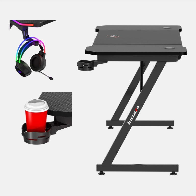 Huzaro Hero 3.3 Black 140 cm gaming stol - slika 14