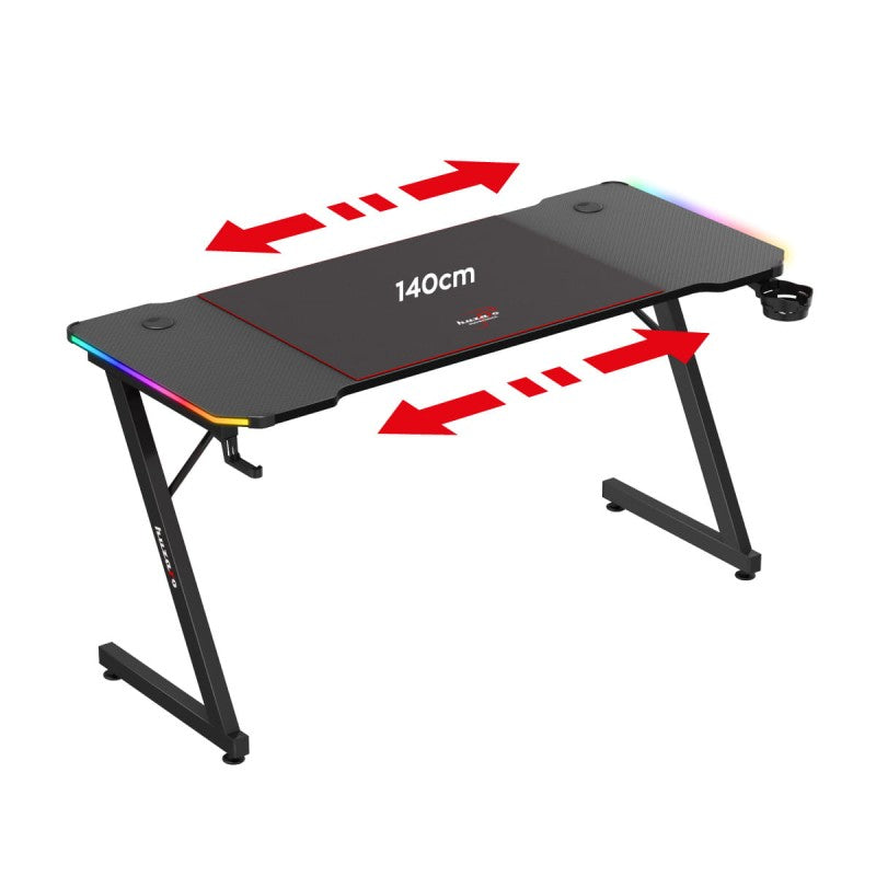 Huzaro Hero 3.3 RGB 140 cm gaming stol - slika 5