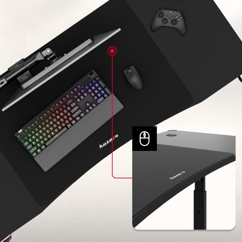 Huzaro Hero 3.6 gaming stol Black - slika 3