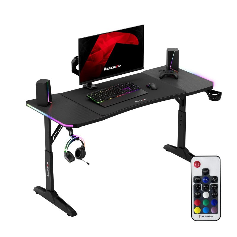 Huzaro Hero 3.6 RGB Black gaming stol - slika 1