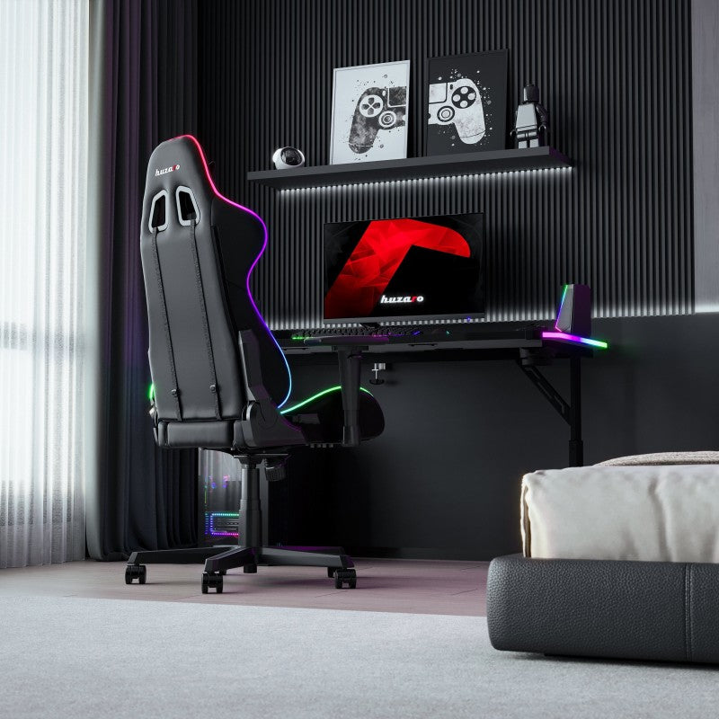 Huzaro Hero 3.6 RGB Black gaming stol - slika 5