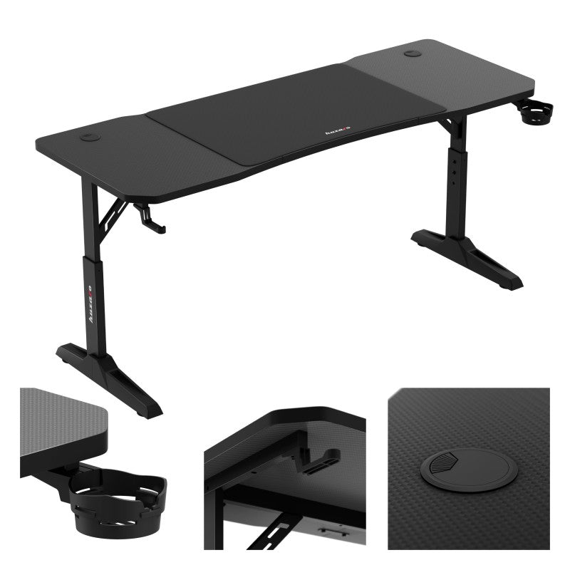 Huzaro Hero 4.6 Black 160 cm gaming stol - slika 19