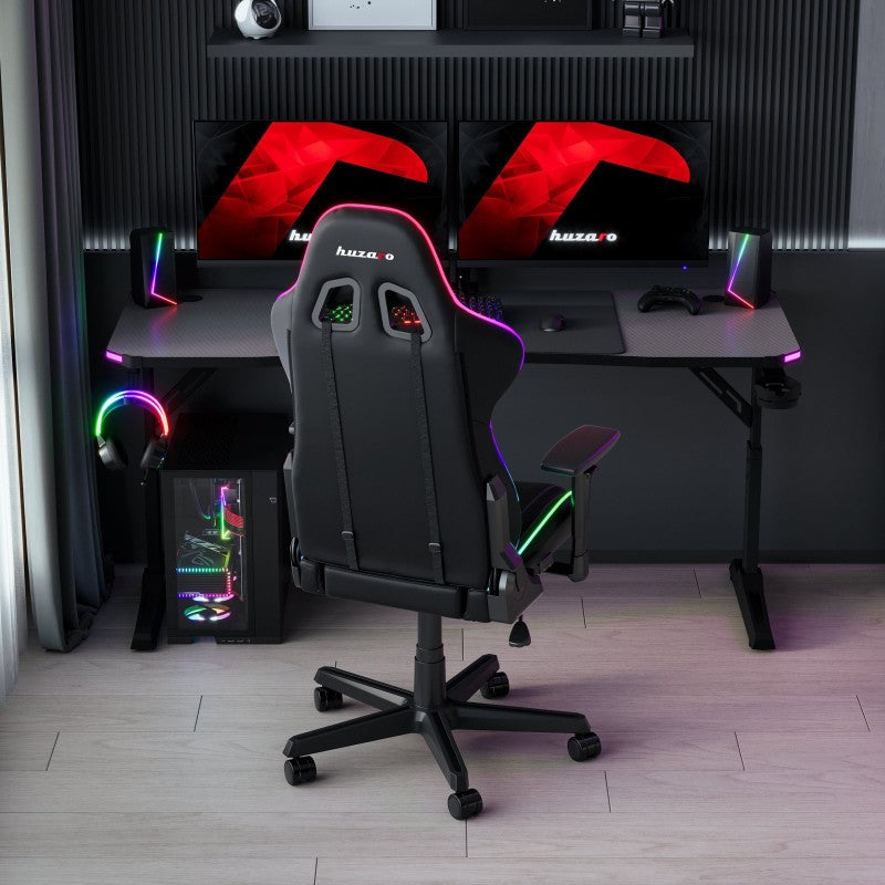 Huzaro Hero 4.6 RGB Black 160 cm gaming stol - slika 12