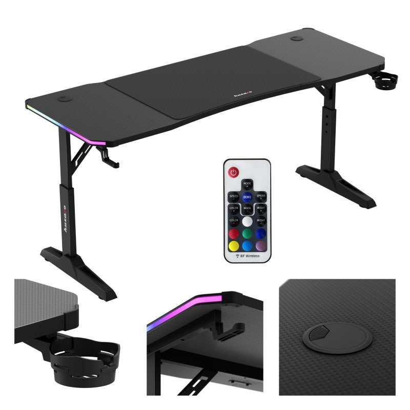Huzaro Hero 4.6 RGB Black 160 cm gaming stol - slika 19