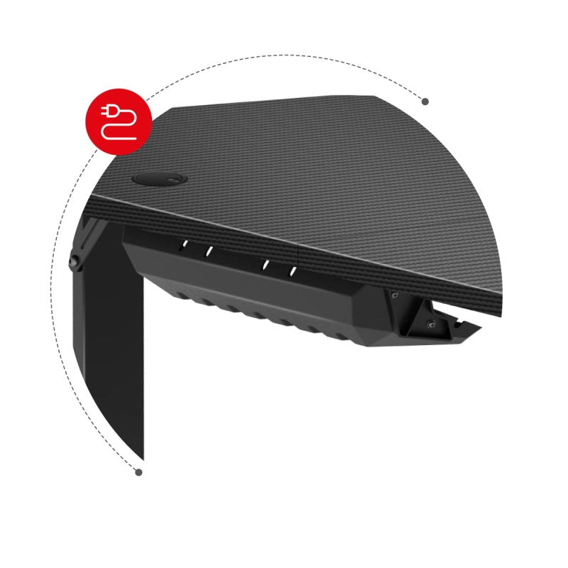 Huzaro Hero 4.7 Black 160 cm gaming stol - slika 3