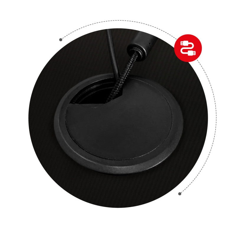 Huzaro Hero 4.7 Black 160 cm gaming stol - slika 4