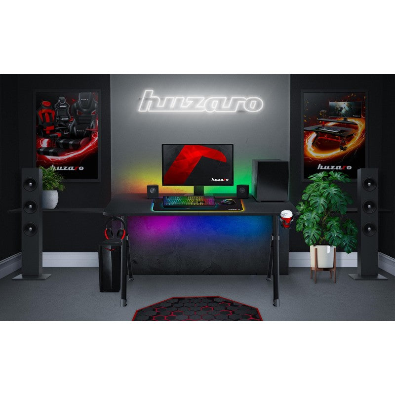 Huzaro Hero 4.7 Black 160 cm gaming stol - slika 13