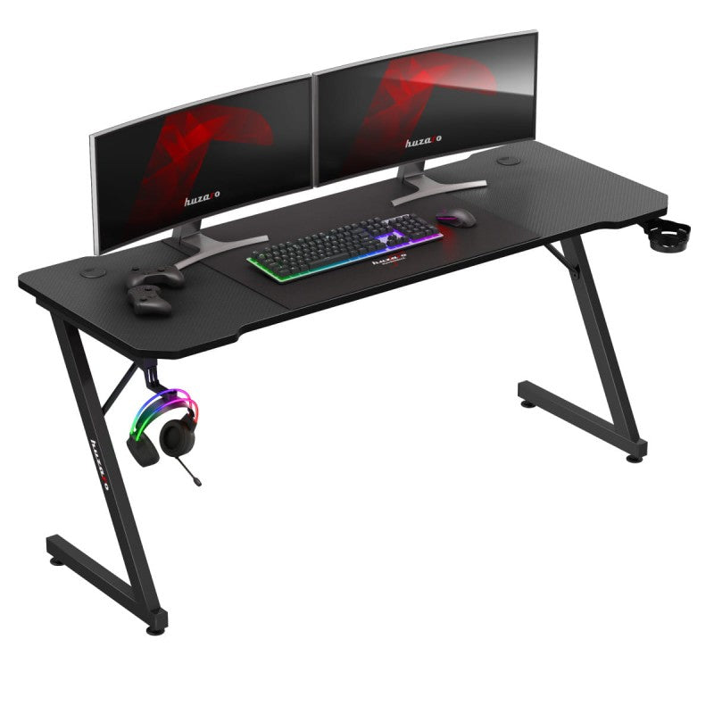 Huzaro Hero 4.8 Black 160 cm gaming stol - slika 1