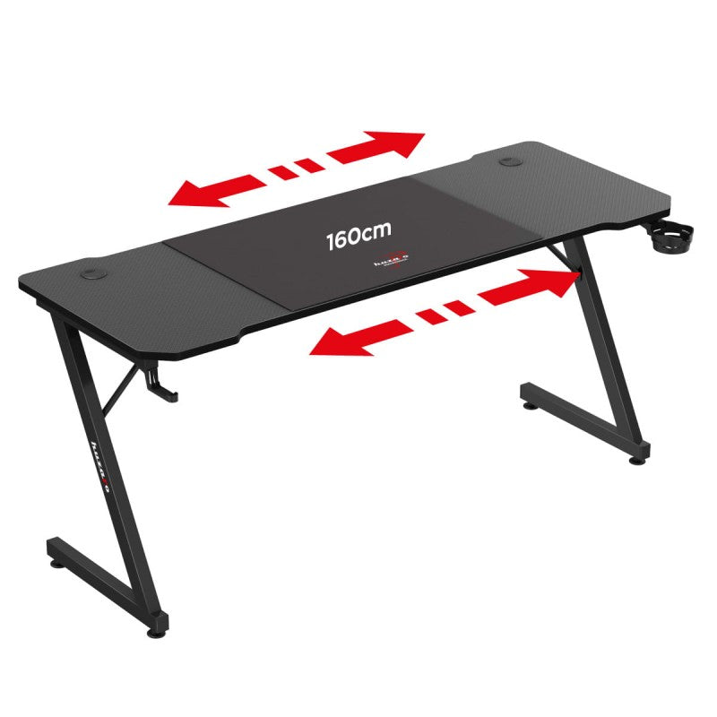 Huzaro Hero 4.8 Black 160 cm gaming stol - slika 9