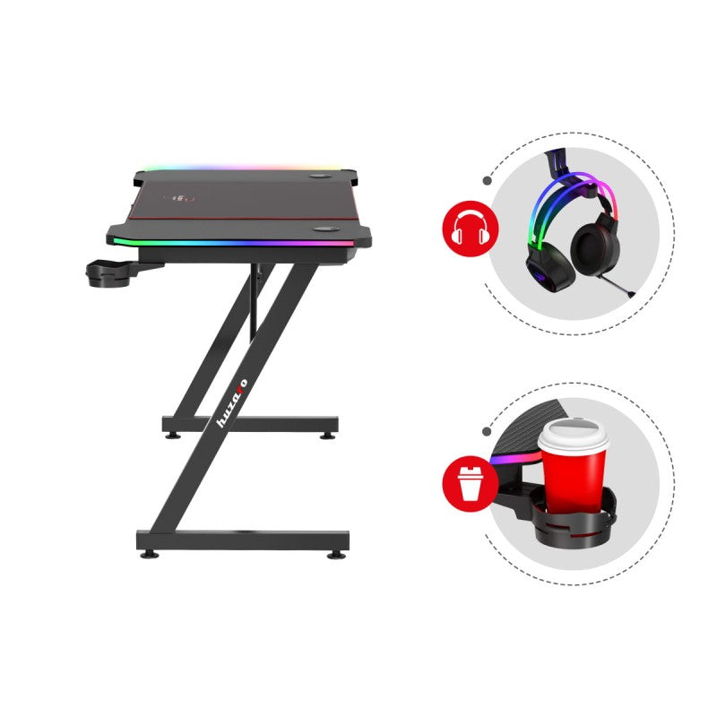 Huzaro Hero 4.8 RGB 160 cm gaming stol - slika 5
